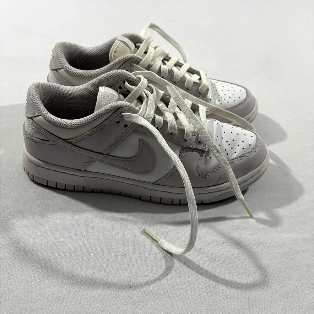 Nike Womens Dunk Low DD1503-116 Purple White Lace Sneakers Venice Shoes Sz 6.5
